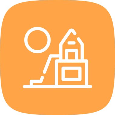 Yapı simgesinin vektör illüstrasyonu