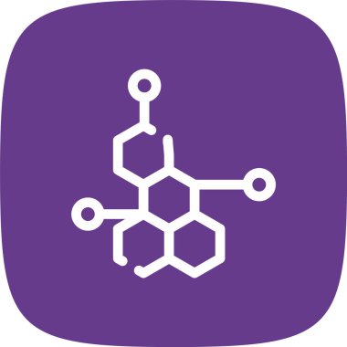 Bir tıp bilimi simgesinin vektör çizimi