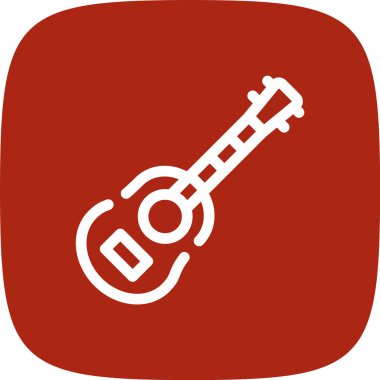 gitar vektör resimleme simgesi