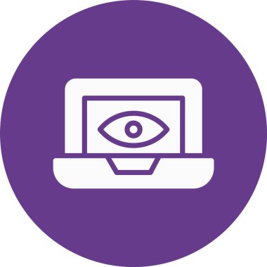 Göz simgesi vektör illüstrasyonu