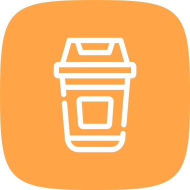 Faraş Hattı Yuvarlak Köşesi Basit Simge, Vektör Resimleri