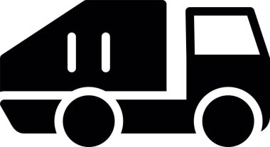 Kamyon. Web simgesi basit illüstrasyon