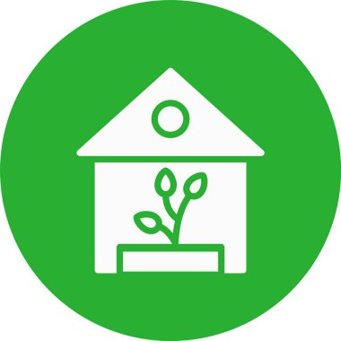 Ev simgesinin vektör illüstrasyonu