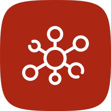 Seo simgesinin vektör illüstrasyonu