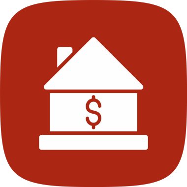 ev vektörü düz renk simgesi