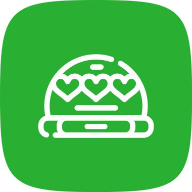 Hamburger ikonu vektör illüstrasyonu