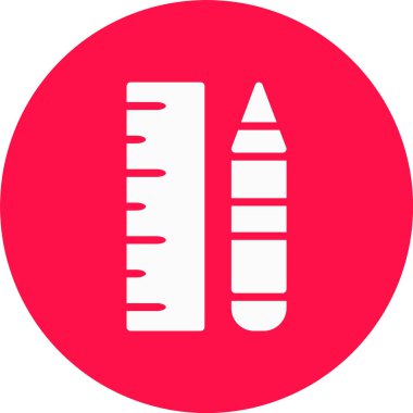 Test tübü simgesinin vektör illüstrasyonu