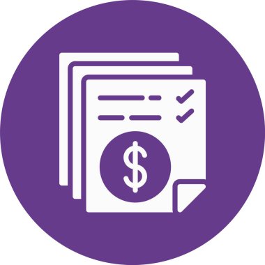 Dolar. Web simgesi basit tasarım