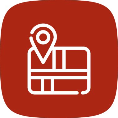 Otel simgesi, vektör illüstraksiyon tasarımı ile harita işaretleyici