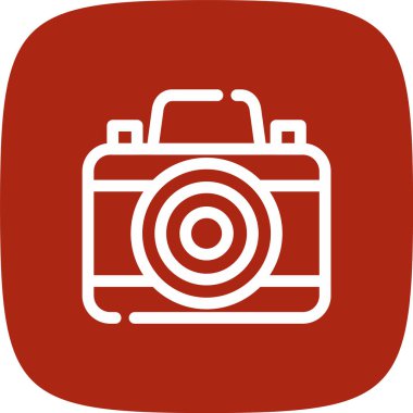 kamera simgesi vektör illüstrasyonu