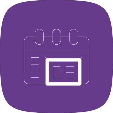 Aylık Teslimat Hattı Köşe Dönüşü Basit Simge, Vektör Resimleri