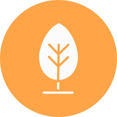 güzel ağaç vektörü çizgi simgesi