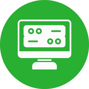 Vektör lcd İzleyicisi Simge