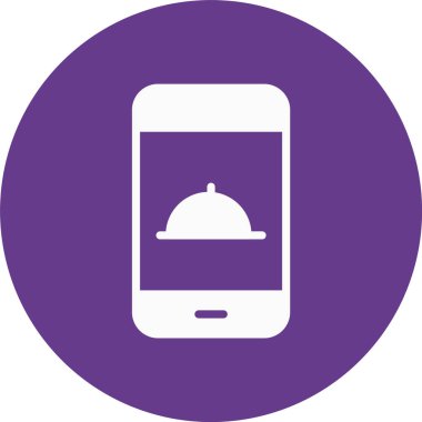 yiyecek simgesi, vektör illüstrasyonu