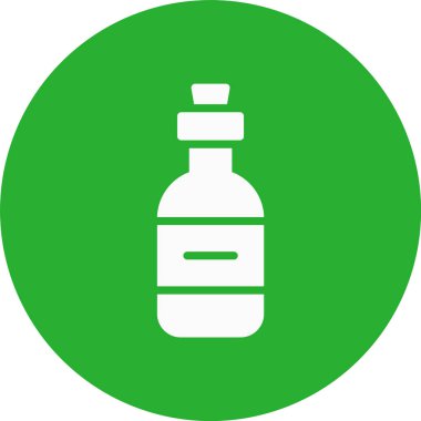 Şişe. Web simgesi basit illüstrasyon