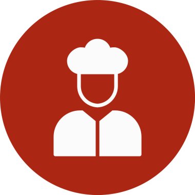 şef şapka vektör simgesi