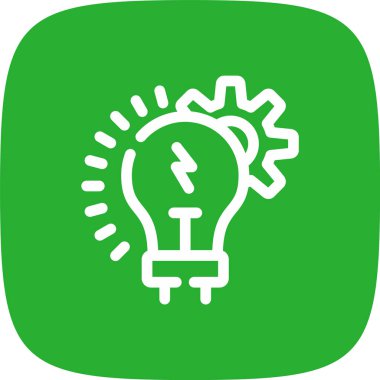 Ampul Simgesi, Vektör illüstrasyonu