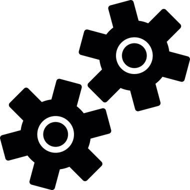 Yönetim basit simgesi, vektör illüstrasyonu