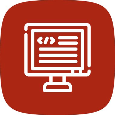 Dizüstü bilgisayar simgesi vektör çizimi