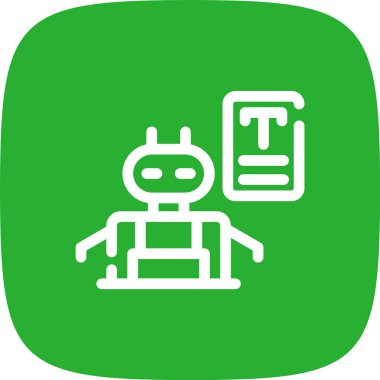 Modern b 'nin vektör illüstrasyonu robot eksikliği