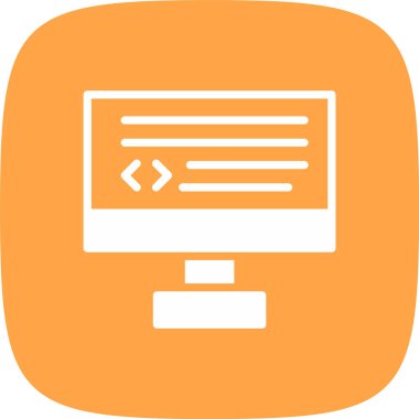 Tarayıcı. Web simgesi basit illüstrasyon