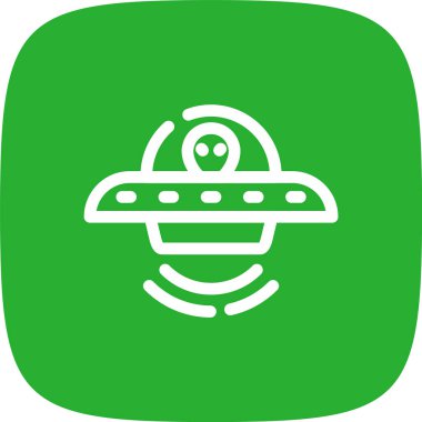 Benzersiz astronot vektör çizgisi simgesi