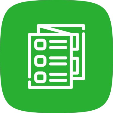 belge simgesi vektör illüstrasyonu