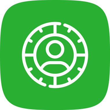 Basit simgenin vektör modern illüstrasyonu