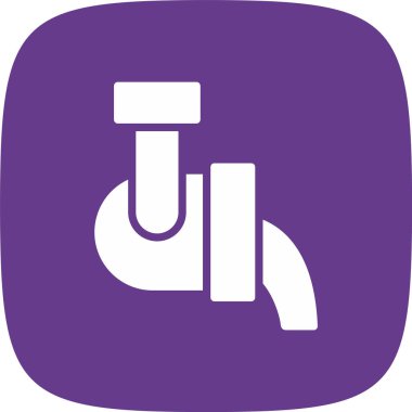 Fırın Basit Simge, Vektör İllüstrasyonu