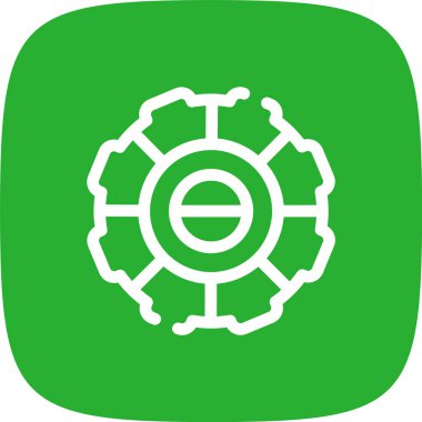 Bölünmüş Süreç Çizgisi Yuvarlak Köşe Basit Simge, Vektör Resimleri