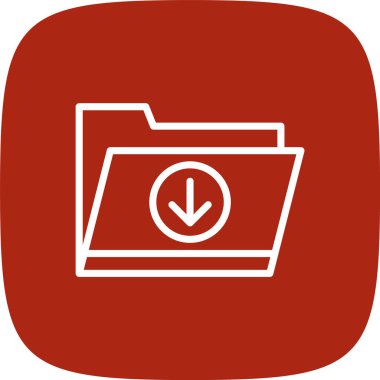 Dizin Satırı Yuvarlak Köşe Basit Simge, Vektör Resimleri İndir