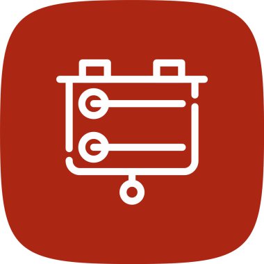 Modern b 'nin vektör illüstrasyonu eksik simgesi