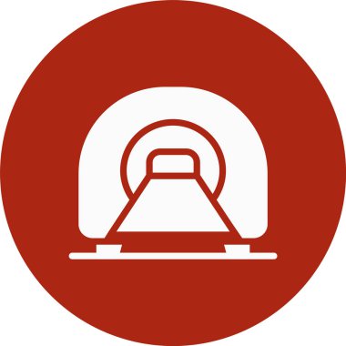 Kırmızı çan simgesinin vektör çizimi