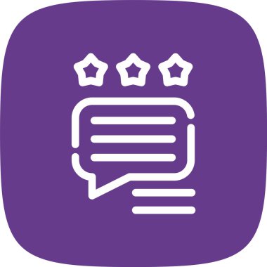 Vektör sohbet simgesi illüstrasyonu