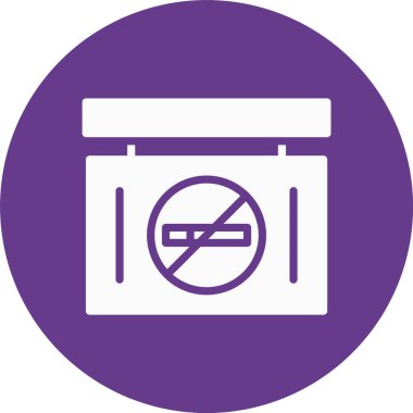 Otopark simgesi yok, vektör illüstrasyonu