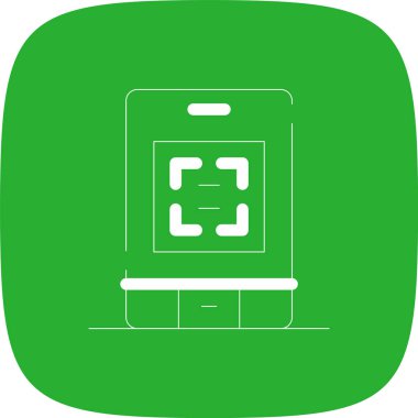 Ar Maze Çizgisi Yuvarlak Köşe Basit Simge, Vektör Resimleri