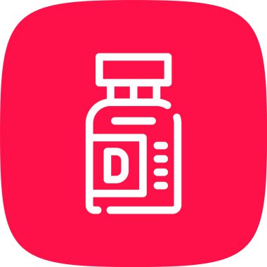 Şişe simgesinin vektör illüstrasyonu