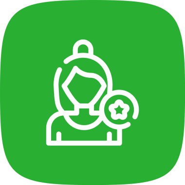 Lider Basit Simge, Vektör İllüstrasyonu