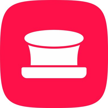 vektör şef şapka simgesi