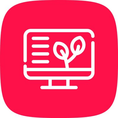 Modern simgenin vektör illüstrasyonu