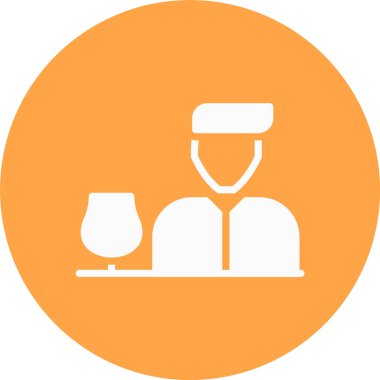 Kokteyl. Web simgesi basit illüstrasyon