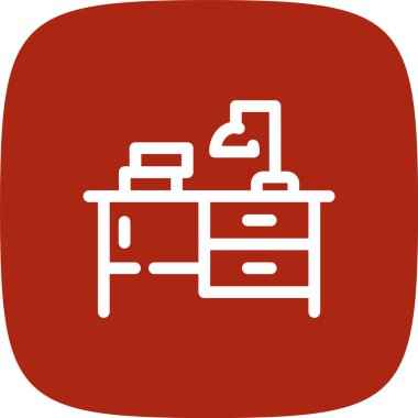 vektör kabine düz biçim simgesi