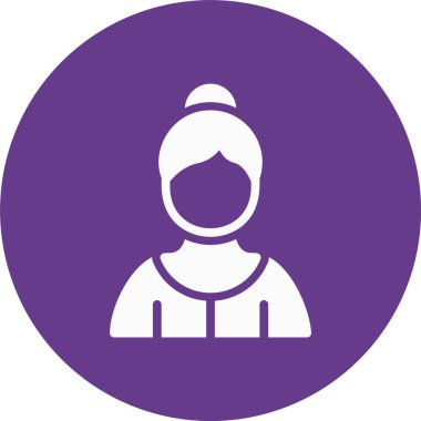 Maskeli bir kadının vektör çizimi