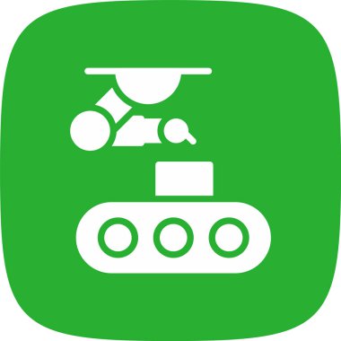 Bir gaz tankı simgesinin vektör çizimi