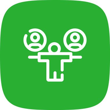 Robot simgesinin vektör illüstrasyonu