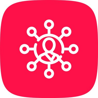 seo modern simgesinin vektör illüstrasyonu