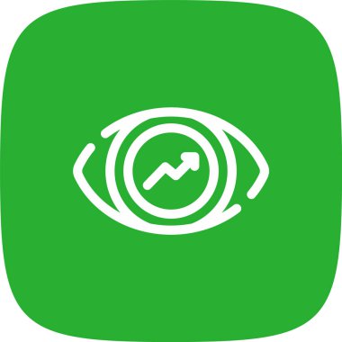 ok simgesi dijital illüstrasyonlu göz