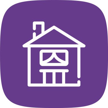 Ev simgesi, vektör illüstrasyonu