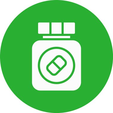 Şişe. Web simgesi basit illüstrasyon