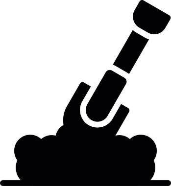 Bahçe bahçesi bahçe ikonu katı stil